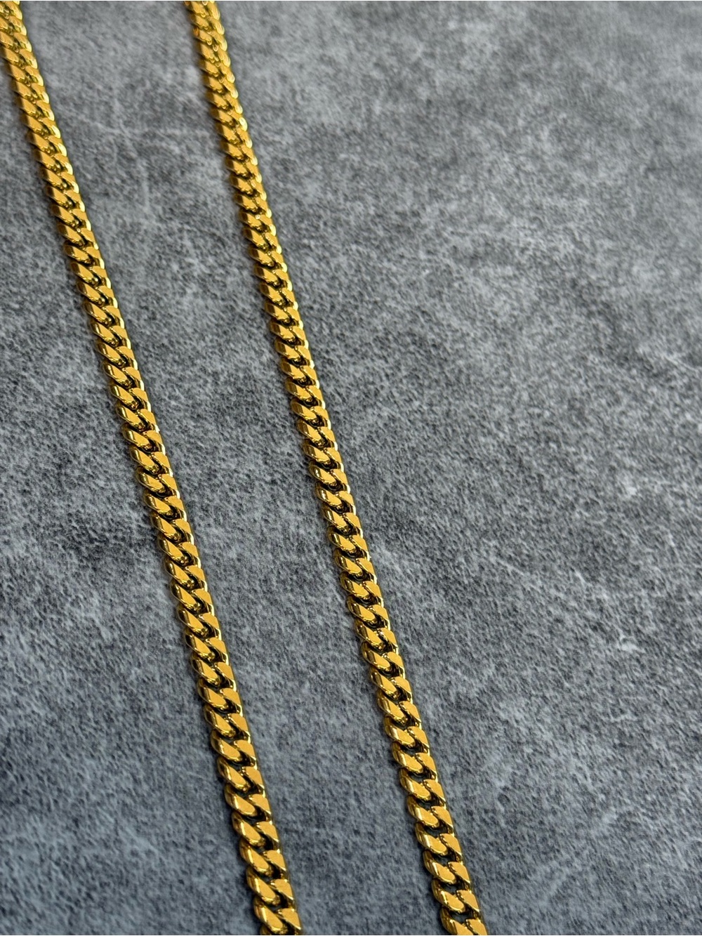 Gold PLATED Cuban Chain Necklace for Men